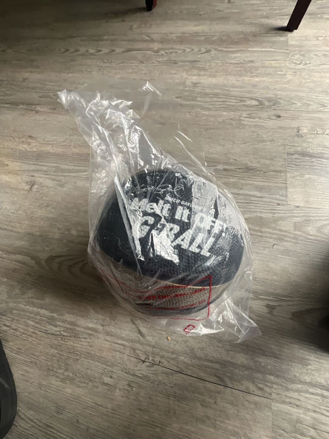 Melt It Off G Ball Basketball Black Gold 1