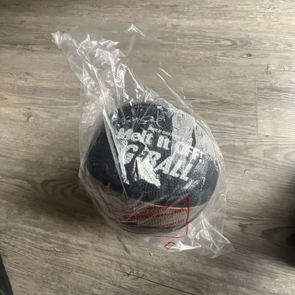 Melt It Off G Ball Basketball Black Gold