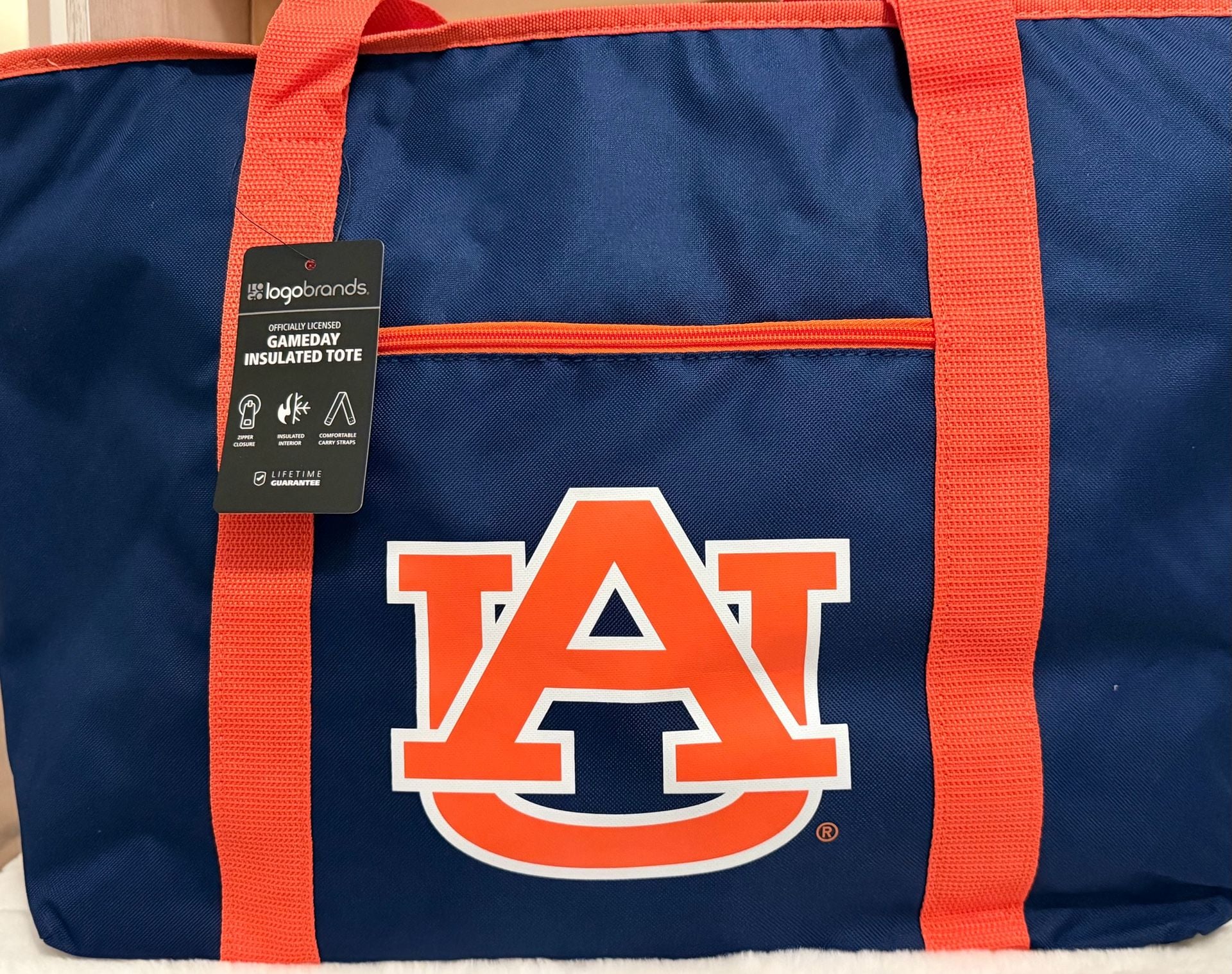 New Logo Brands Auburn Tigers Gameday Insulated Tote Bag 3