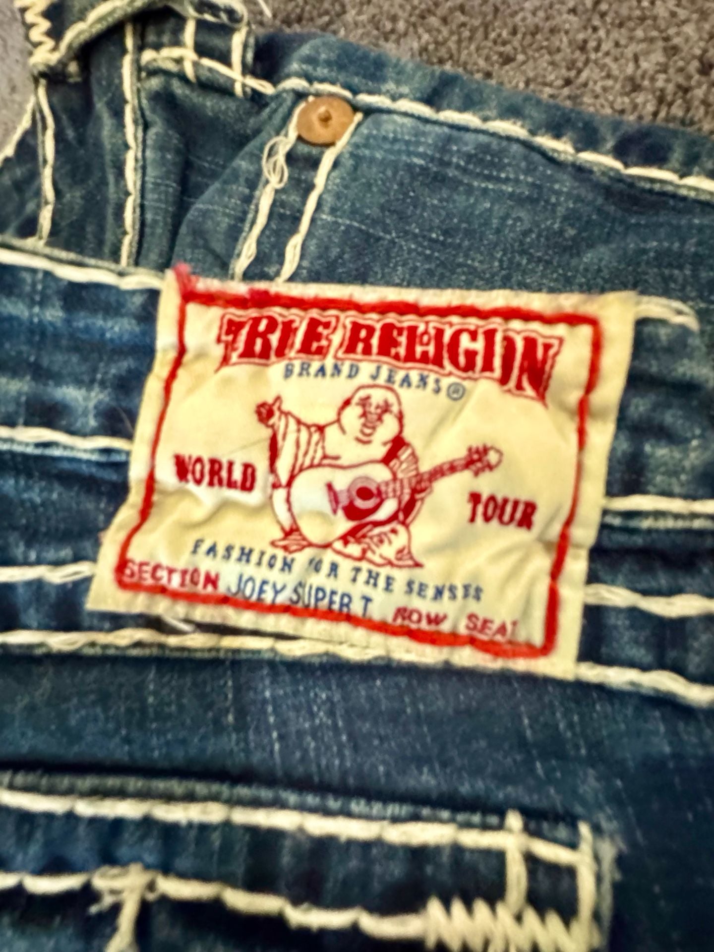 True Religion Joey Super T Jeans Size 29 Blue Denim 5