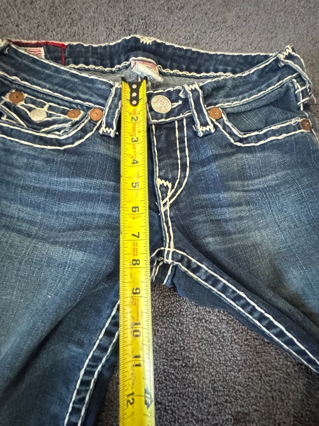 True Religion Joey Super T Jeans Size 29 Blue Denim 8
