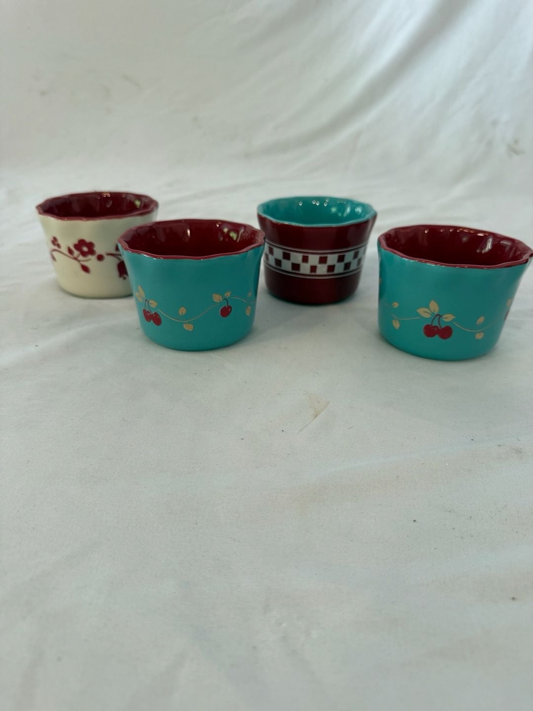 General Store By Gibson Custard Cup Ramekin Mini Bowl 4-Piece 1