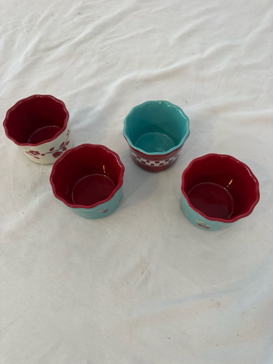 General Store By Gibson Custard Cup Ramekin Mini Bowl 4-Piece 2