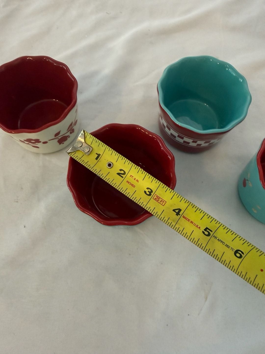 General Store By Gibson Custard Cup Ramekin Mini Bowl 4-Piece 4