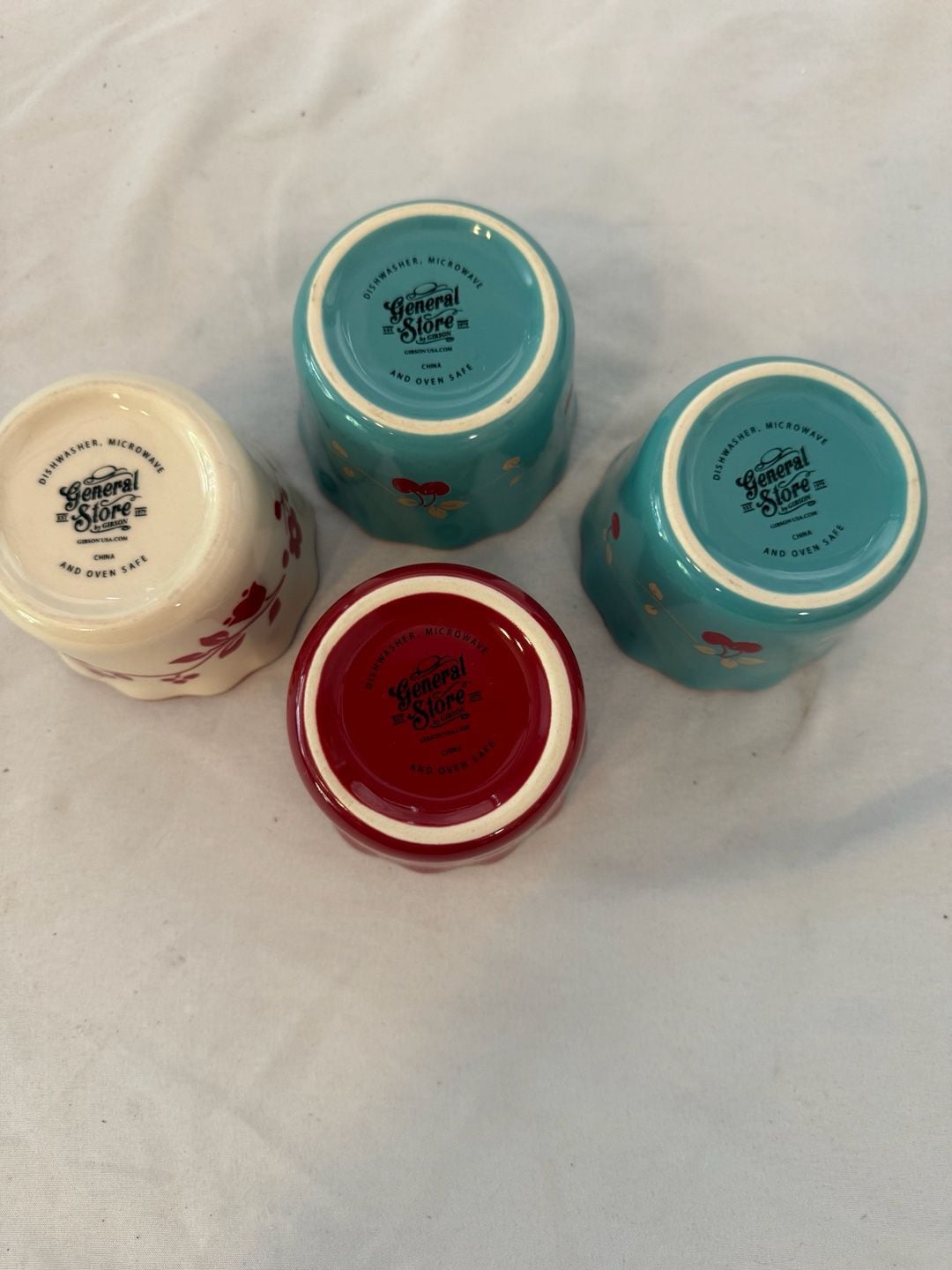 General Store By Gibson Custard Cup Ramekin Mini Bowl 4-Piece 5