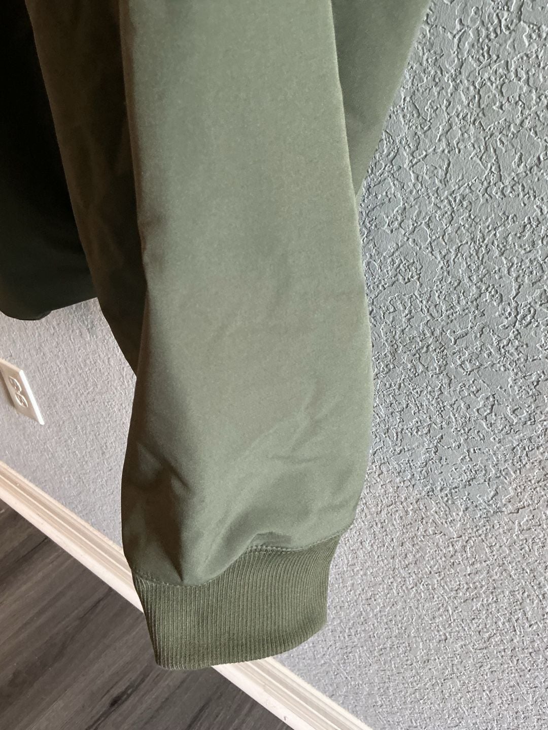 All In Motion Fleece Jacket Size XL Green Hooded Full Zip Soft Shell 3