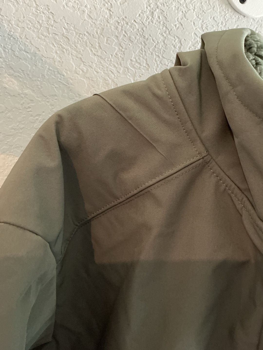 All In Motion Fleece Jacket Size XL Green Hooded Full Zip Soft Shell 9