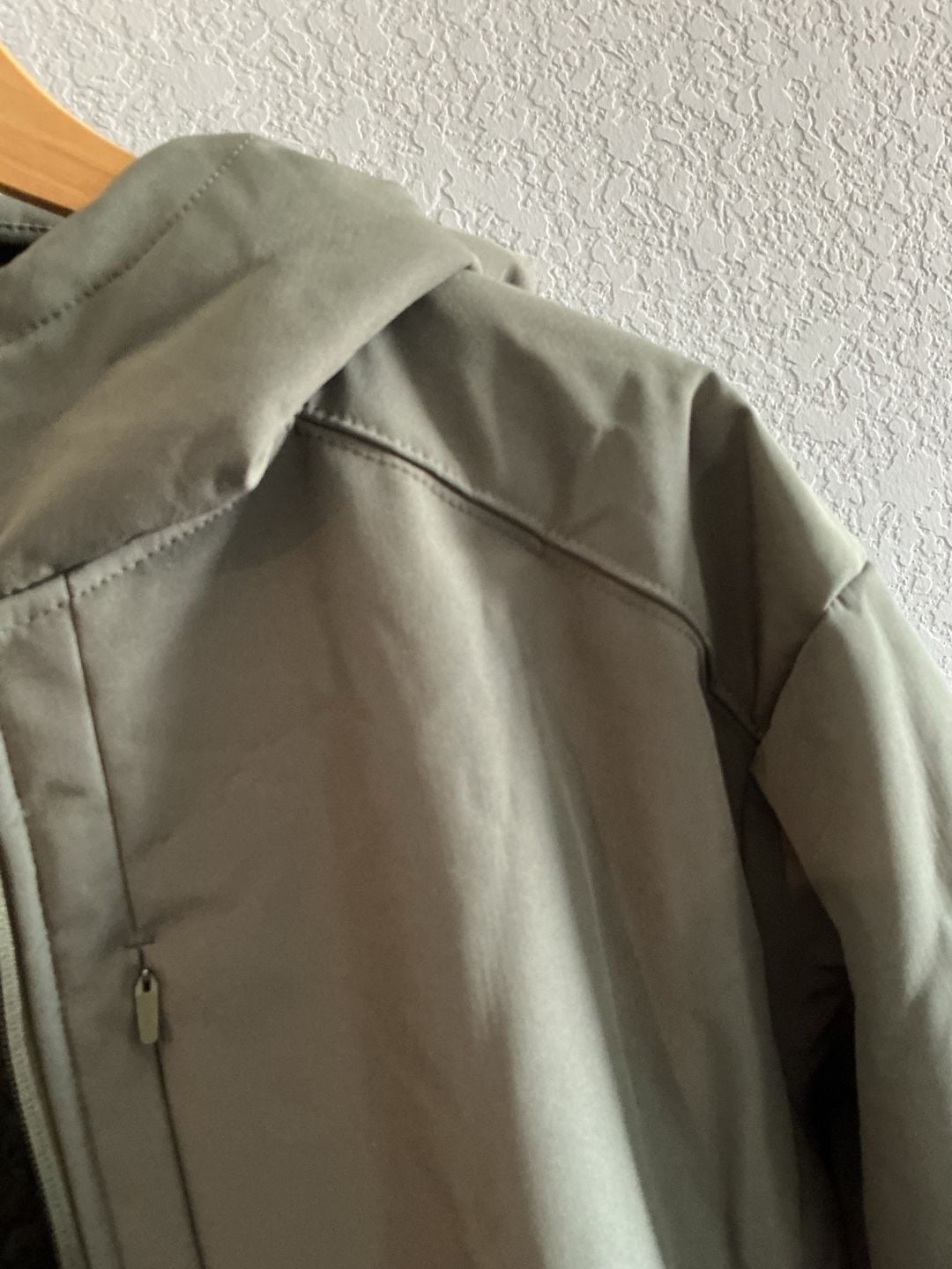 All In Motion Fleece Jacket Size XL Green Hooded Full Zip Soft Shell 10