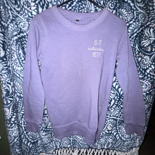 Lavender: Cotton, Relaxed Fit, Crew Neck : ,