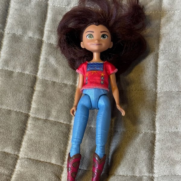 Spirit Untamed Lucky Prescott Doll 7"" Plastic Figure Toy