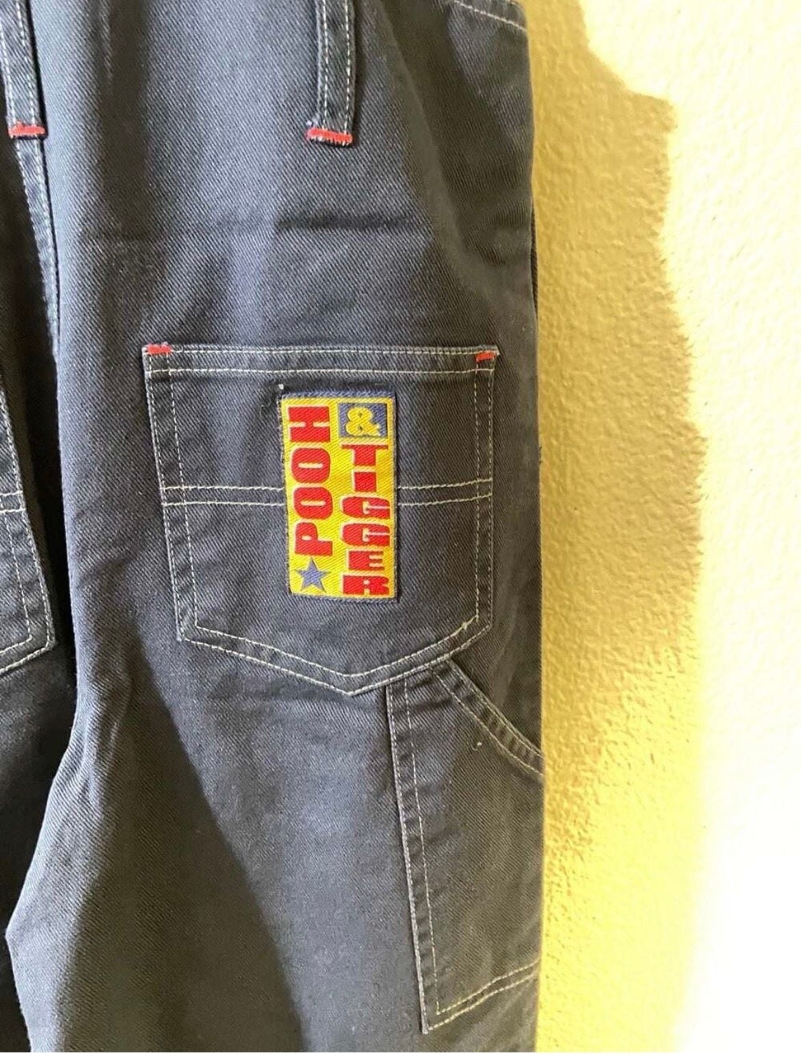 Pooh 100 Acre Collection Size 7 Blue Denim Overalls with Tags 6