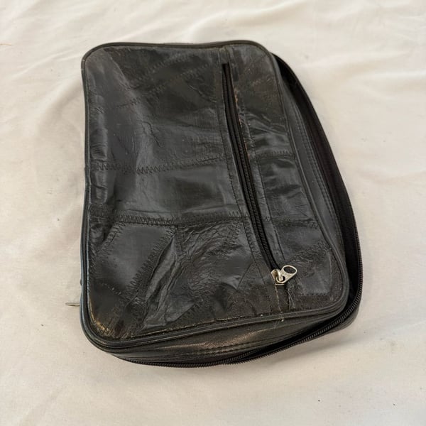 Bible Case Quilted Patchwork, Black