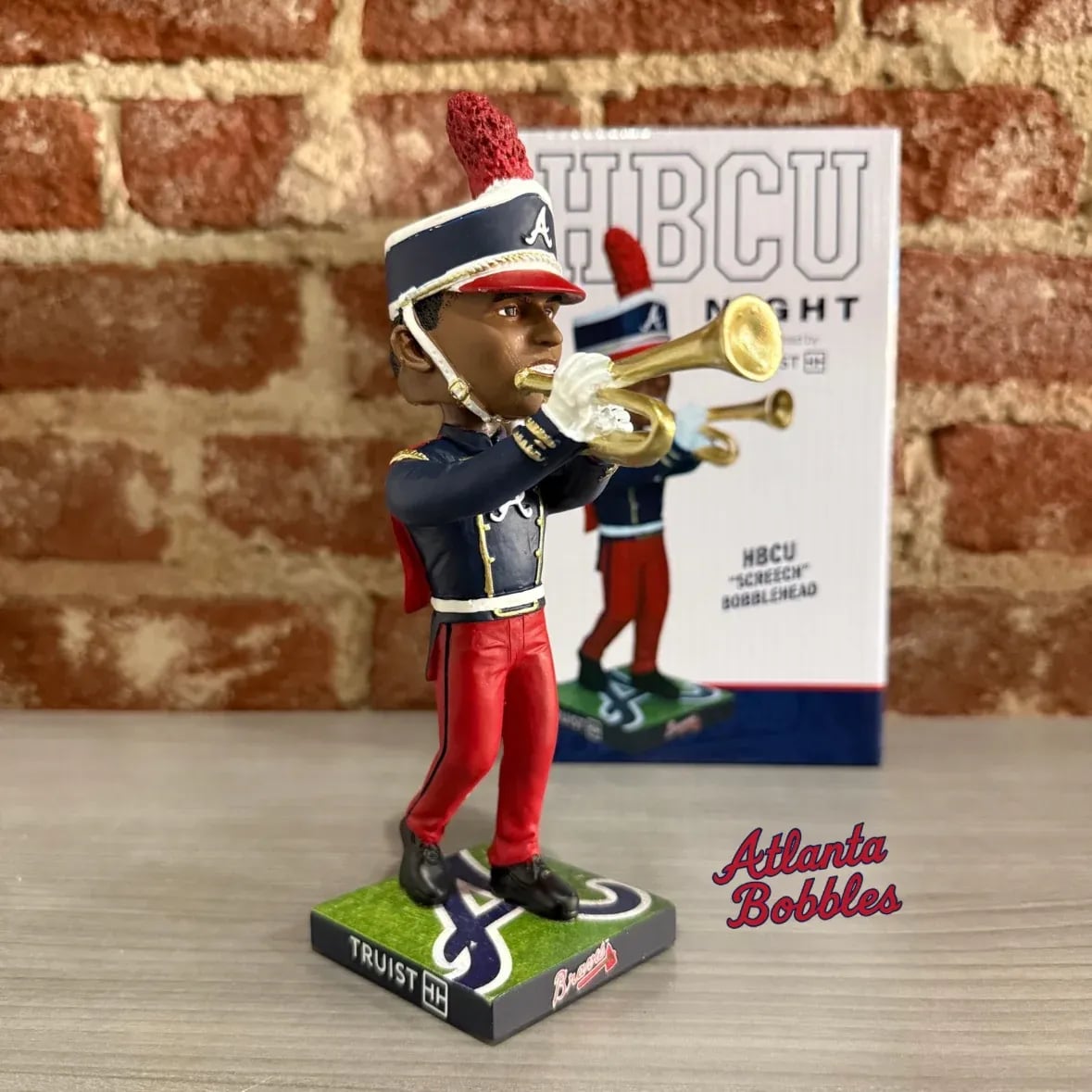 Atlanta Braves HBCU Night Screech Bobblehead 2022 1