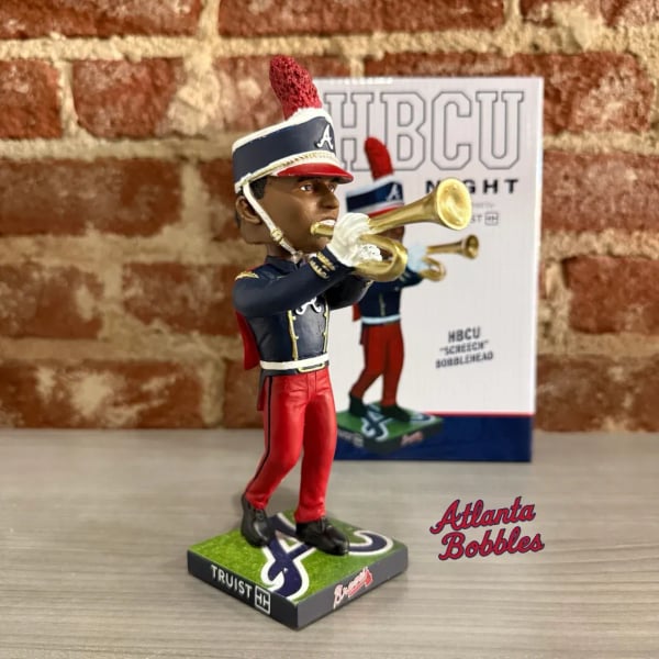 Atlanta Braves HBCU Night Screech Bobblehead 2022
