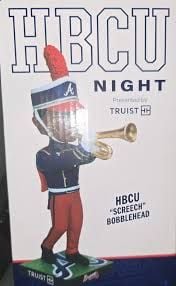 Atlanta Braves HBCU Night Screech Bobblehead 2022 5