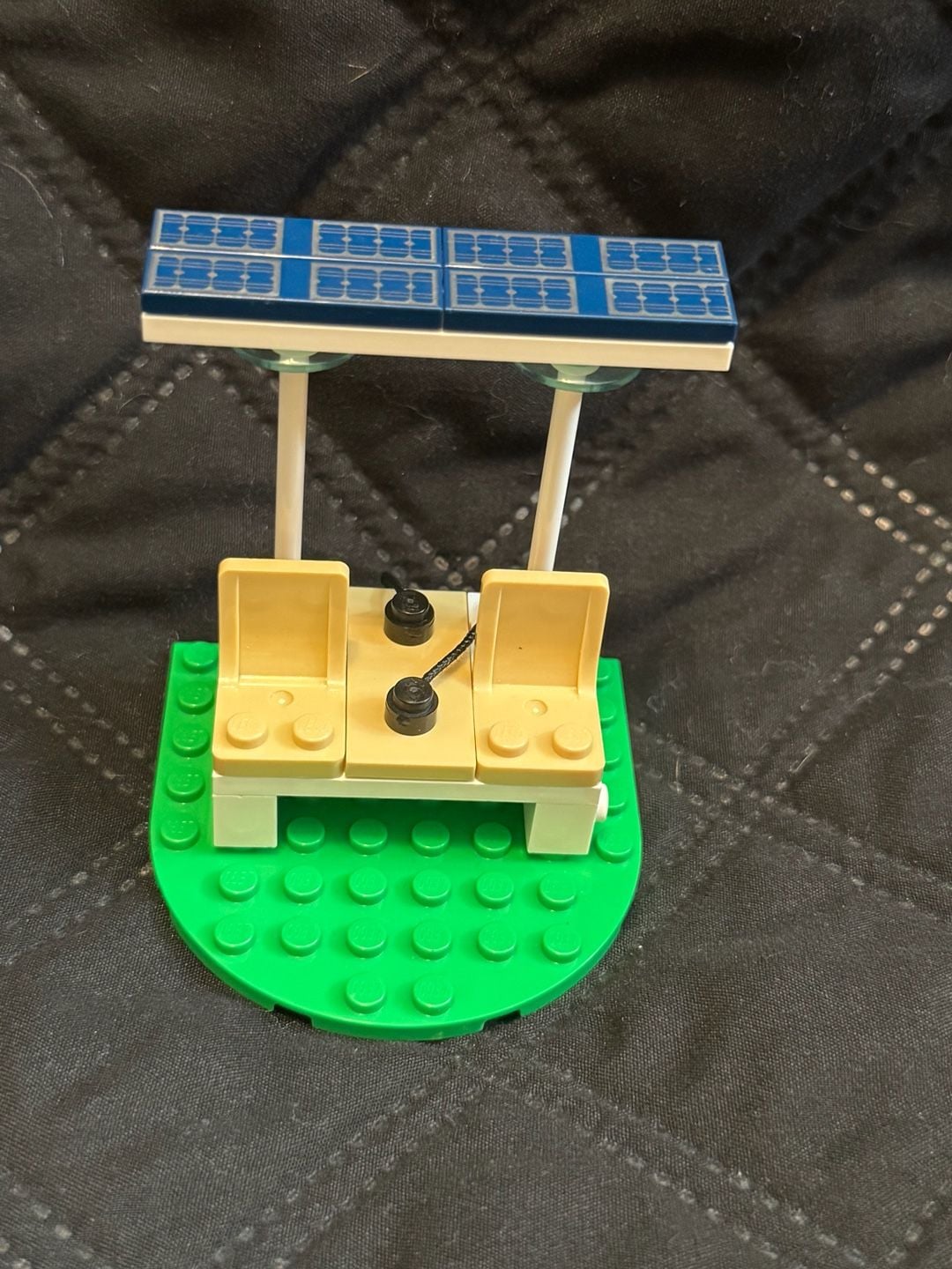 Lego City Construction Digger Set 60385 Solar Panel Park Bench Accessory 7
