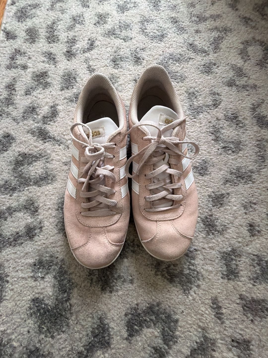 Adidas Gazelle Suede Sneakers Pink Tint Cream White 2