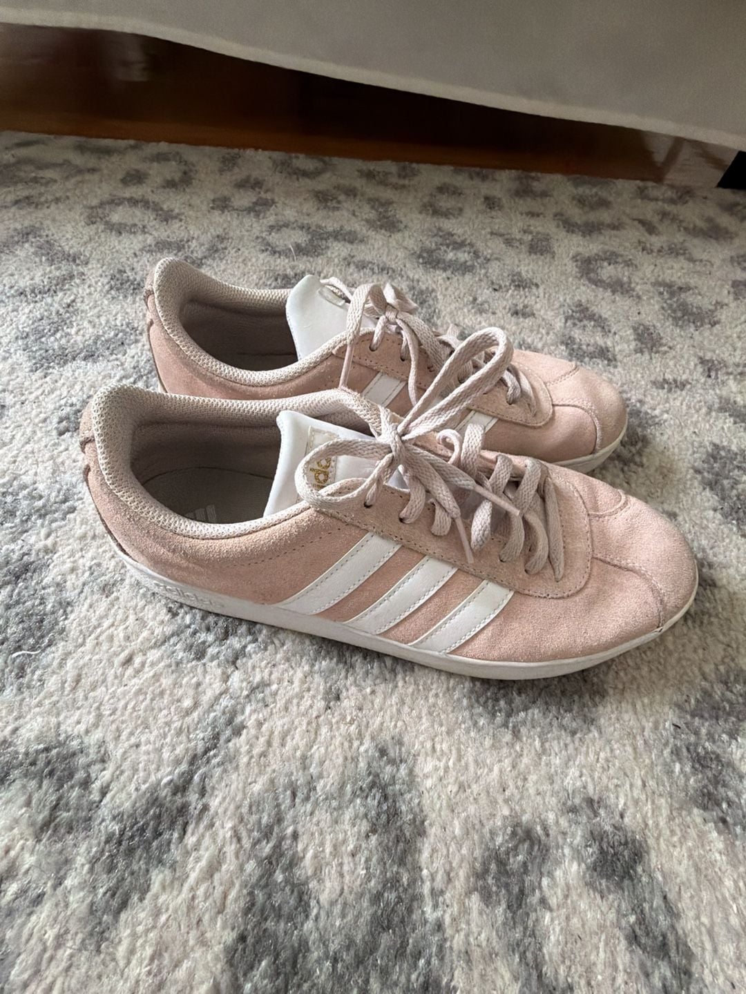 Adidas Gazelle Suede Sneakers Pink Tint Cream White 3