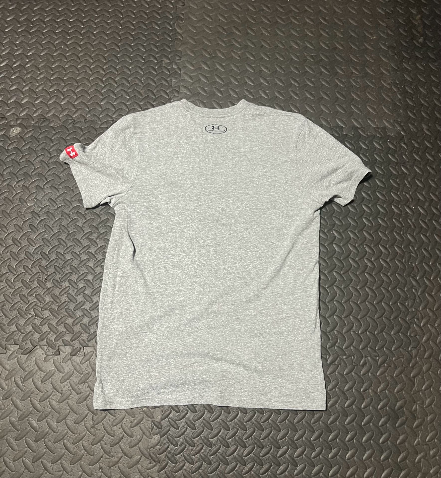 Under Armour Roots Of Fight Mike Tyson Size Small Gray T-Shirt 4