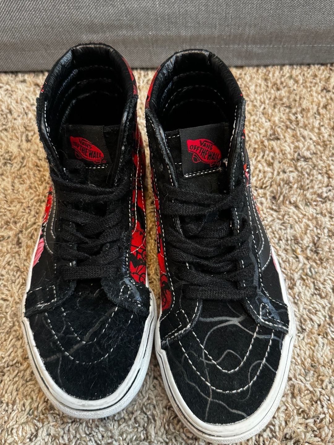 Vans x Stranger Things Sk8-Hi Reissue 'Upside Down' Demogorgon Size M 3.5 / W 5 10
