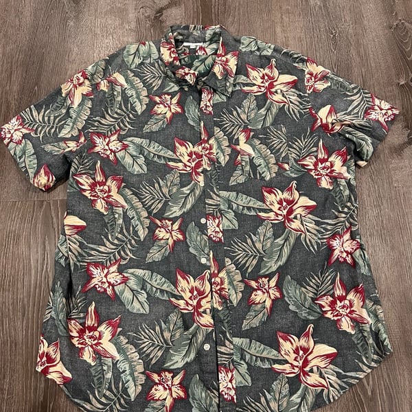 Sonoma Goods For Life Hawaiian Shirt Size XXL Tropical Floral