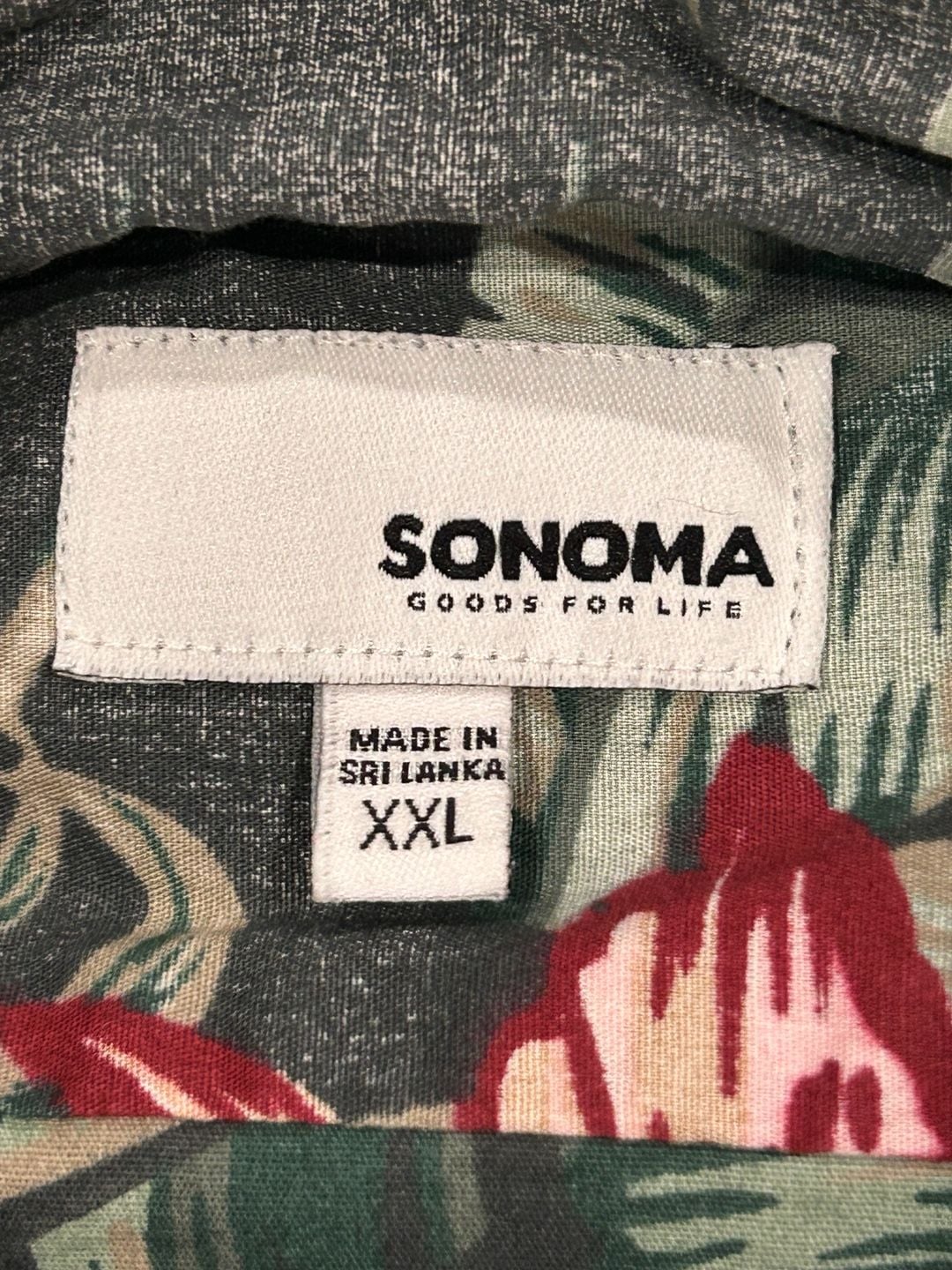 Sonoma Goods For Life Hawaiian Shirt Size XXL Tropical Floral 4