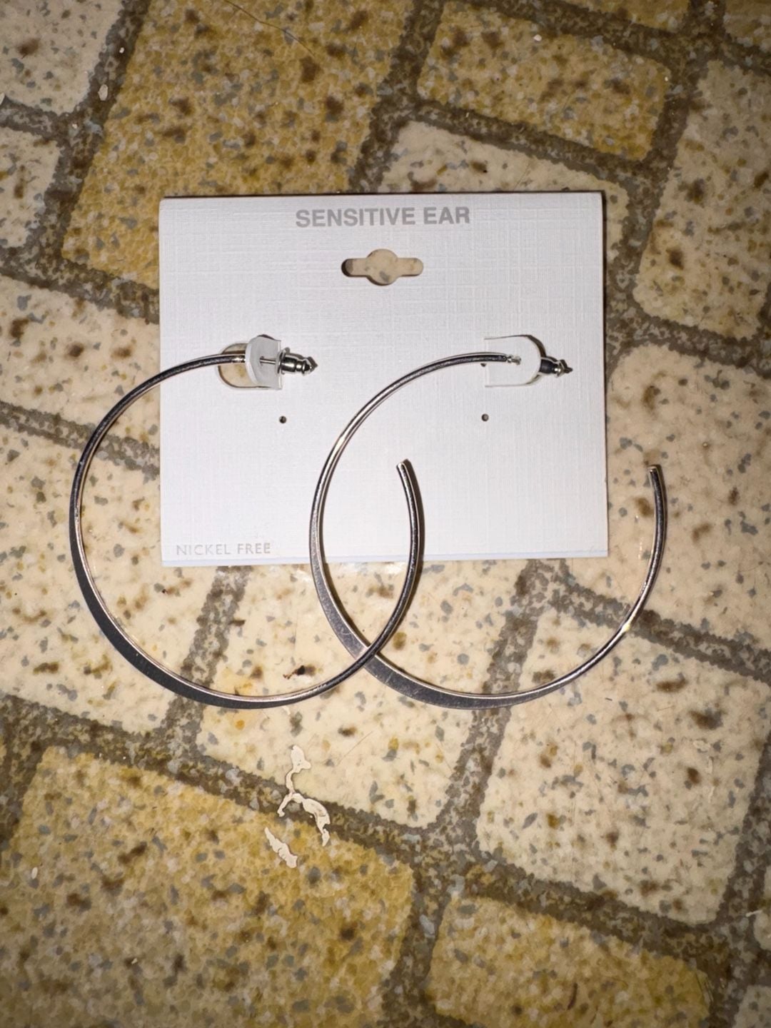 Sensitive Ear Nickel Free Silver Hoop Earrings 3