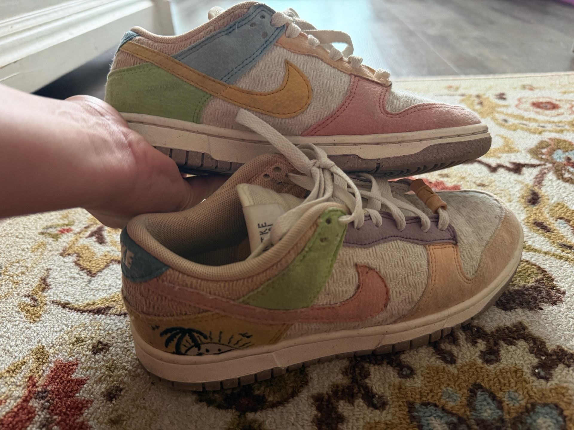 Nike Dunk Low SE Sun Club Size 6.5W Multi-Color 6