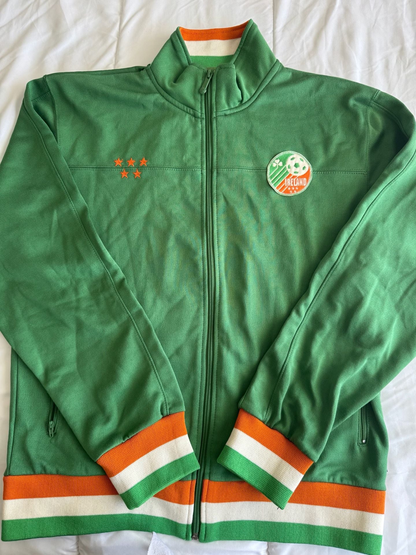 Five Star Vintage Ireland Track Jacket Green Size L 1