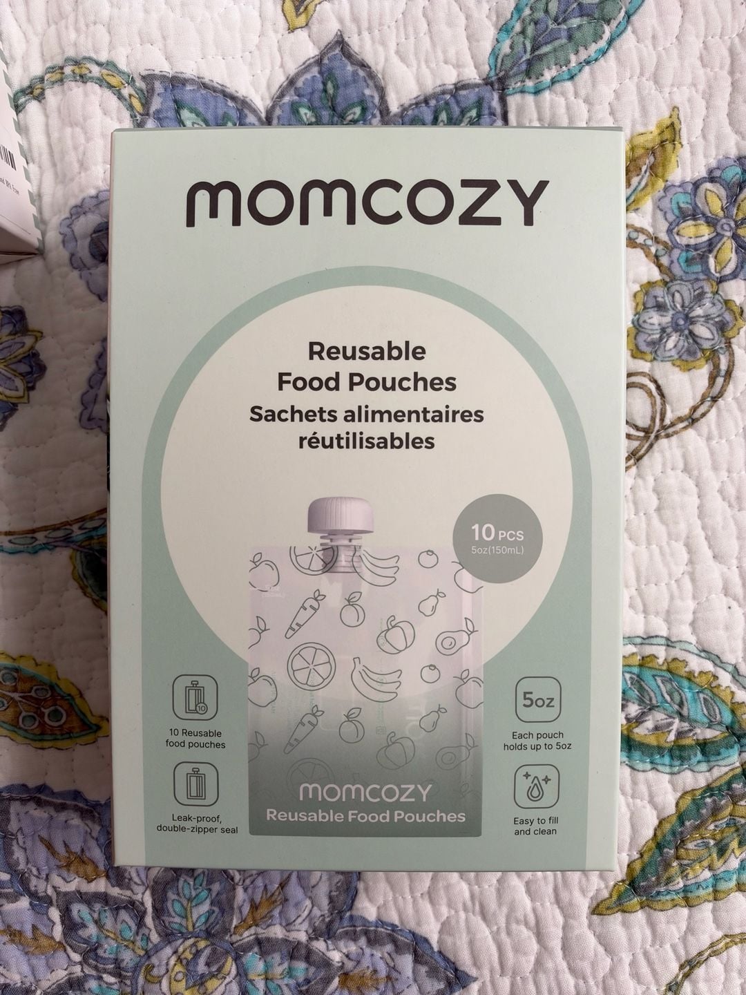 Momcozy Squeeze Station and Reusable Food Pouches Set 5