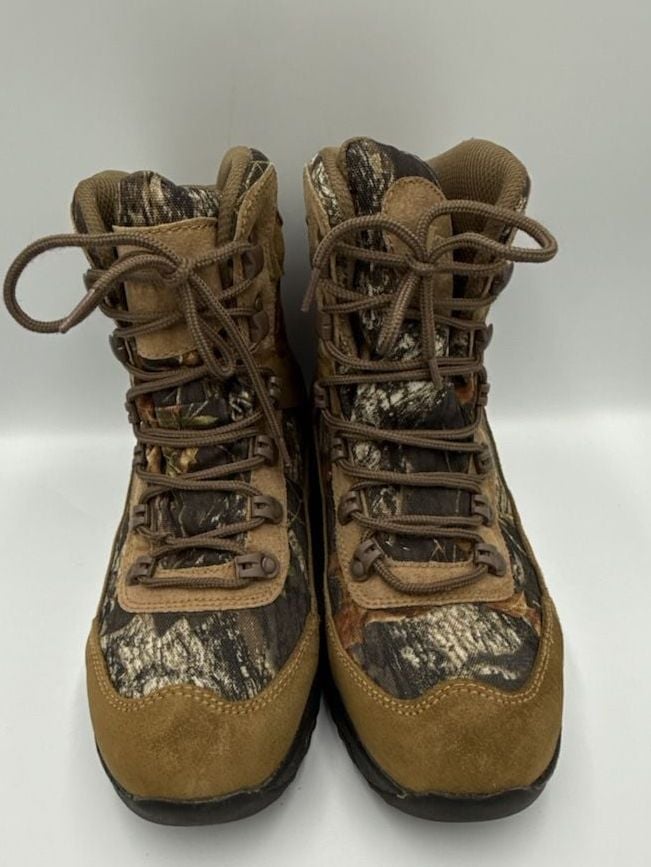 Balance Man Brown Camo Leather Upper Hiking Boots Size 7.5
#873 4