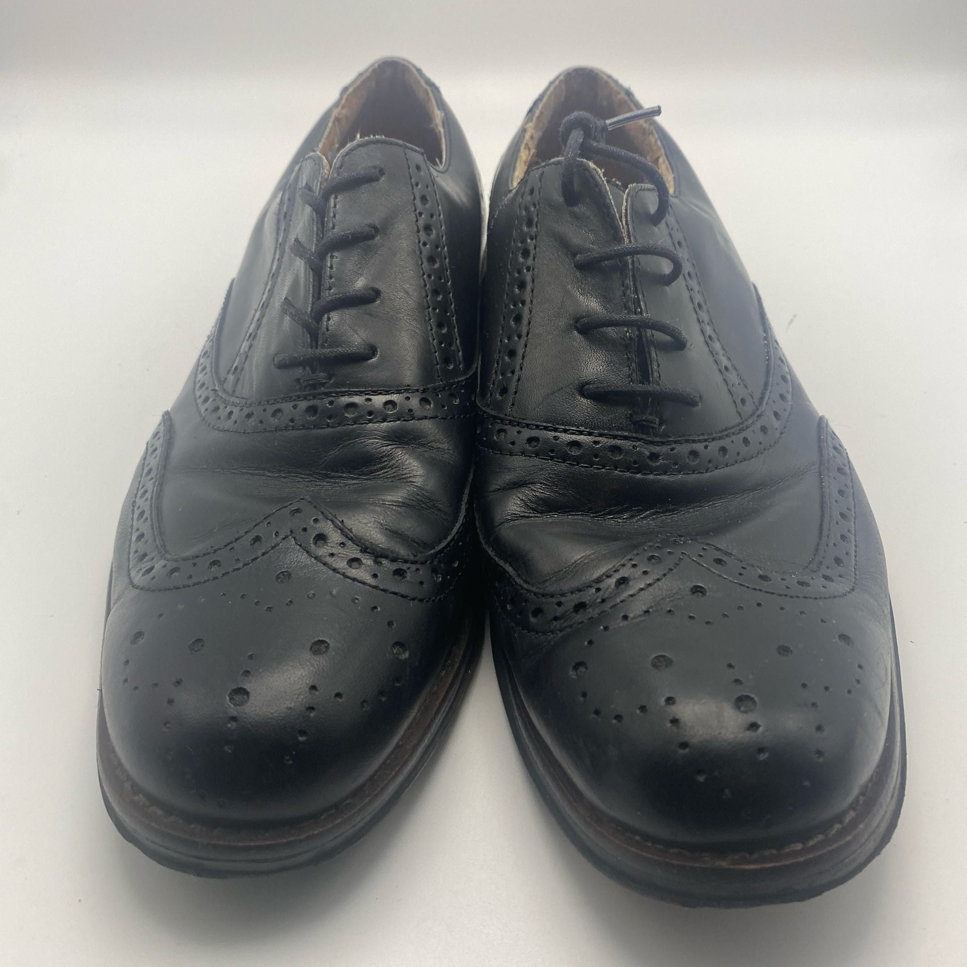 Dockers Wingtip Oxford Shoes Black Leather 2