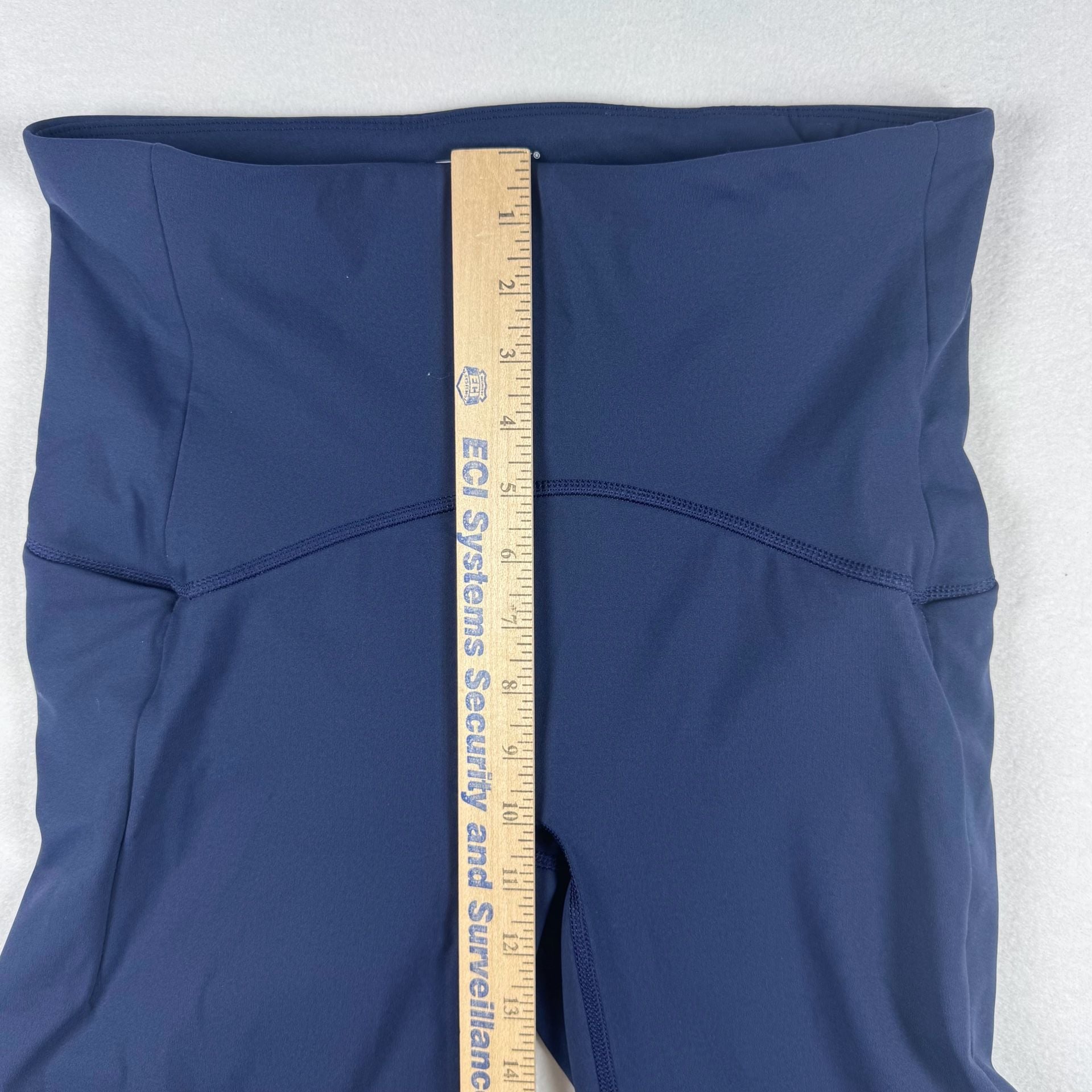 Spanxshape Booty Boost 7/8 Leggings Size 4 Blue High Waisted Athletic Leggings 5