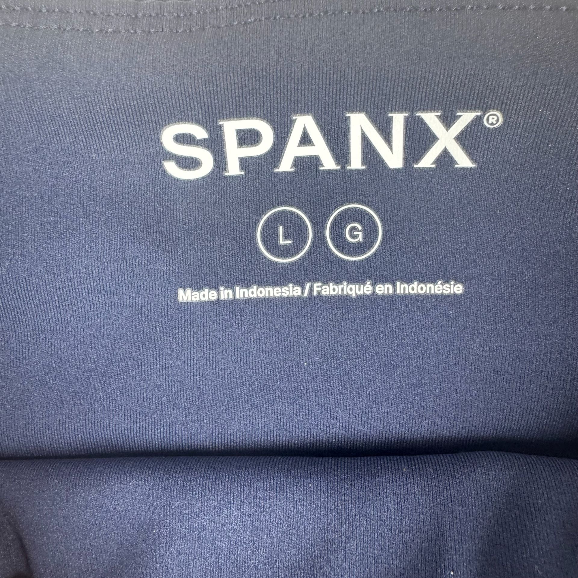 Spanxshape Booty Boost 7/8 Leggings Size 4 Blue High Waisted Athletic Leggings 8