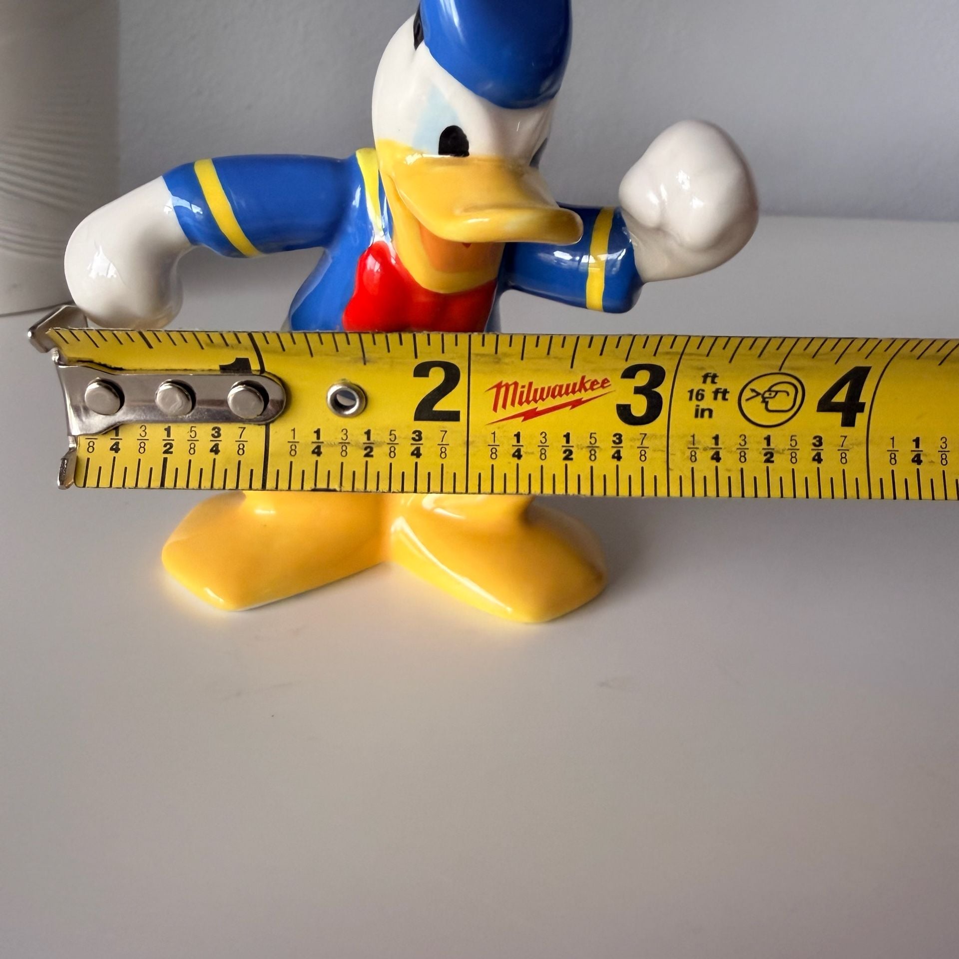 Disney Donald Duck Porcelain Figurine Decorative Item Only 8