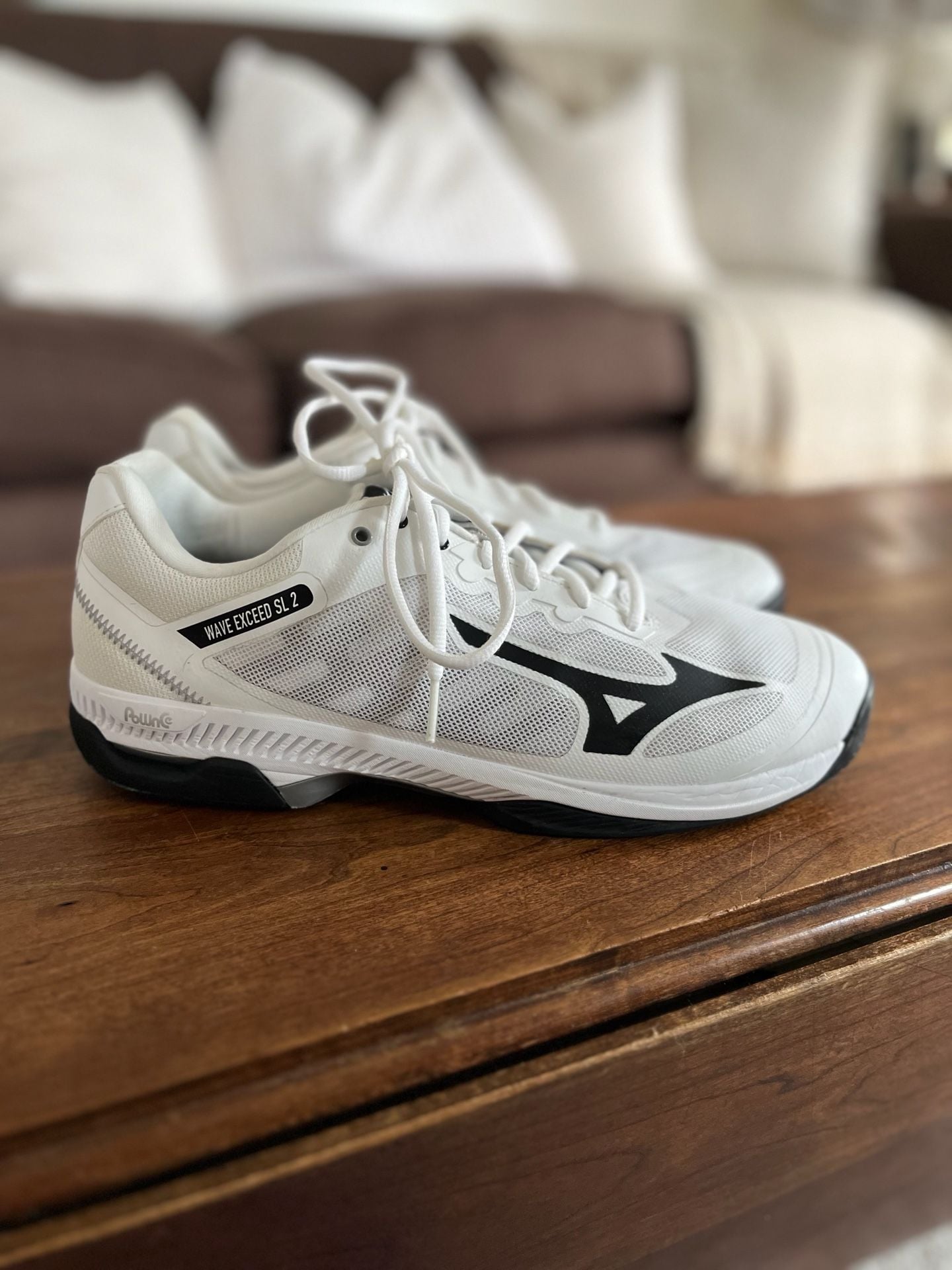 Mizuno Wave Exceed SL 2 Tennis Shoes White Black 2