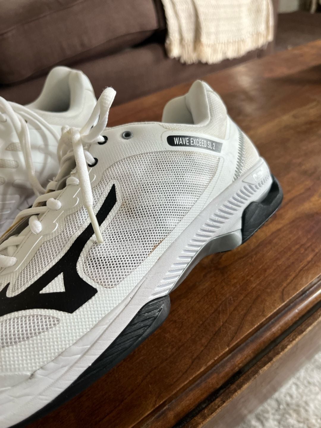 Mizuno Wave Exceed SL 2 Tennis Shoes White Black 4