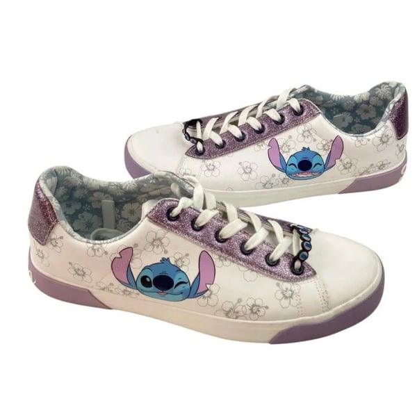 Disney Lilo & Stitch Sneakers Size 9 White