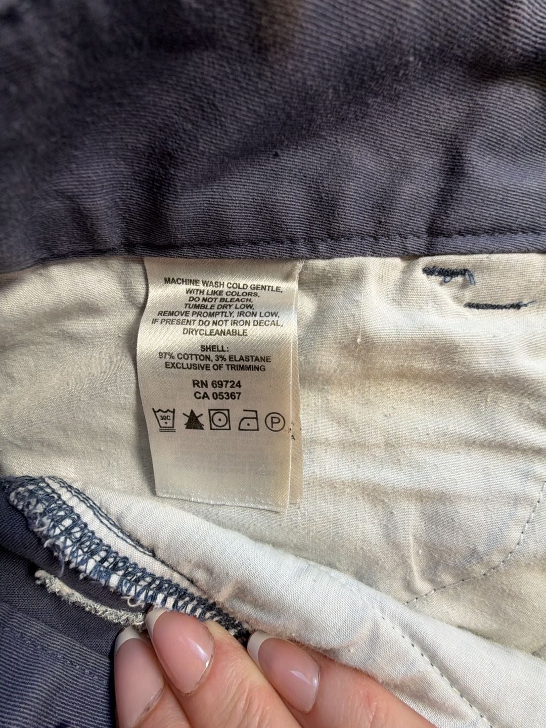 Columbia Sportswear Company Ryder Pants Size 8 Regular Lavender Gray Chinos 7