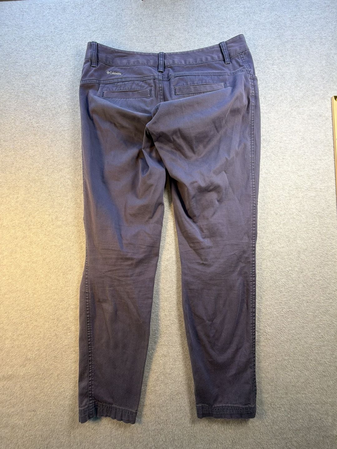 Columbia Sportswear Company Ryder Pants Size 8 Regular Lavender Gray Chinos 8