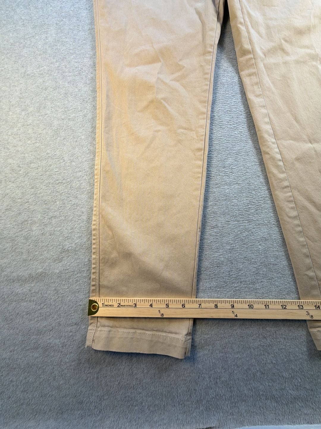 Eddie Bauer Legendwash Stretch Boyfriend Slim Chinos Women's Size 8 Khaki Tan 3