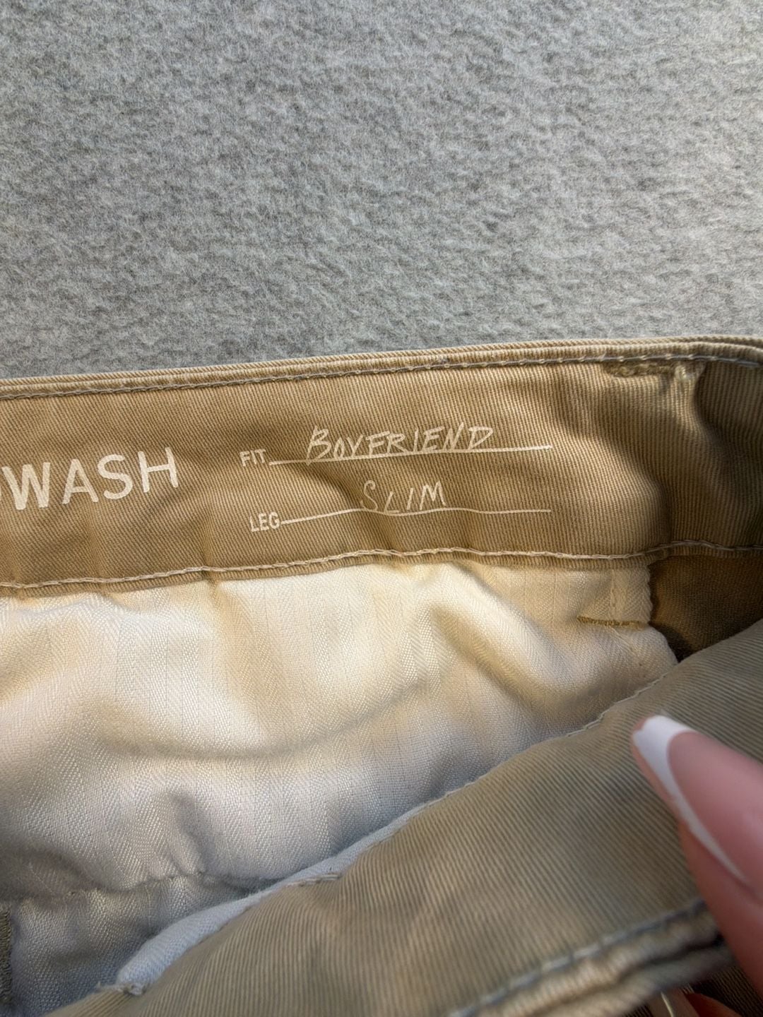 Eddie Bauer Legendwash Stretch Boyfriend Slim Chinos Women's Size 8 Khaki Tan 7