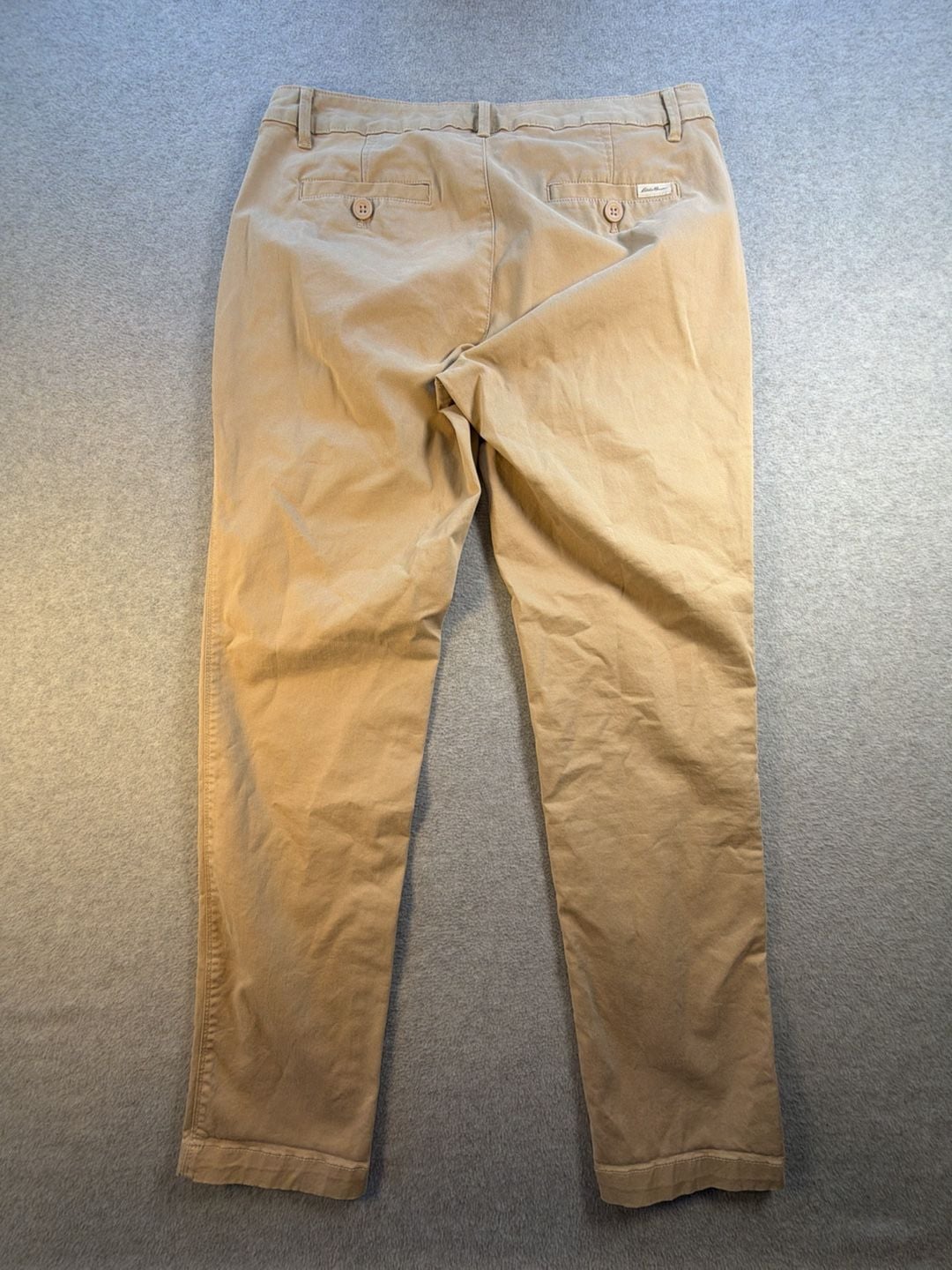 Eddie Bauer Legendwash Stretch Boyfriend Slim Chinos Women's Size 8 Khaki Tan 8