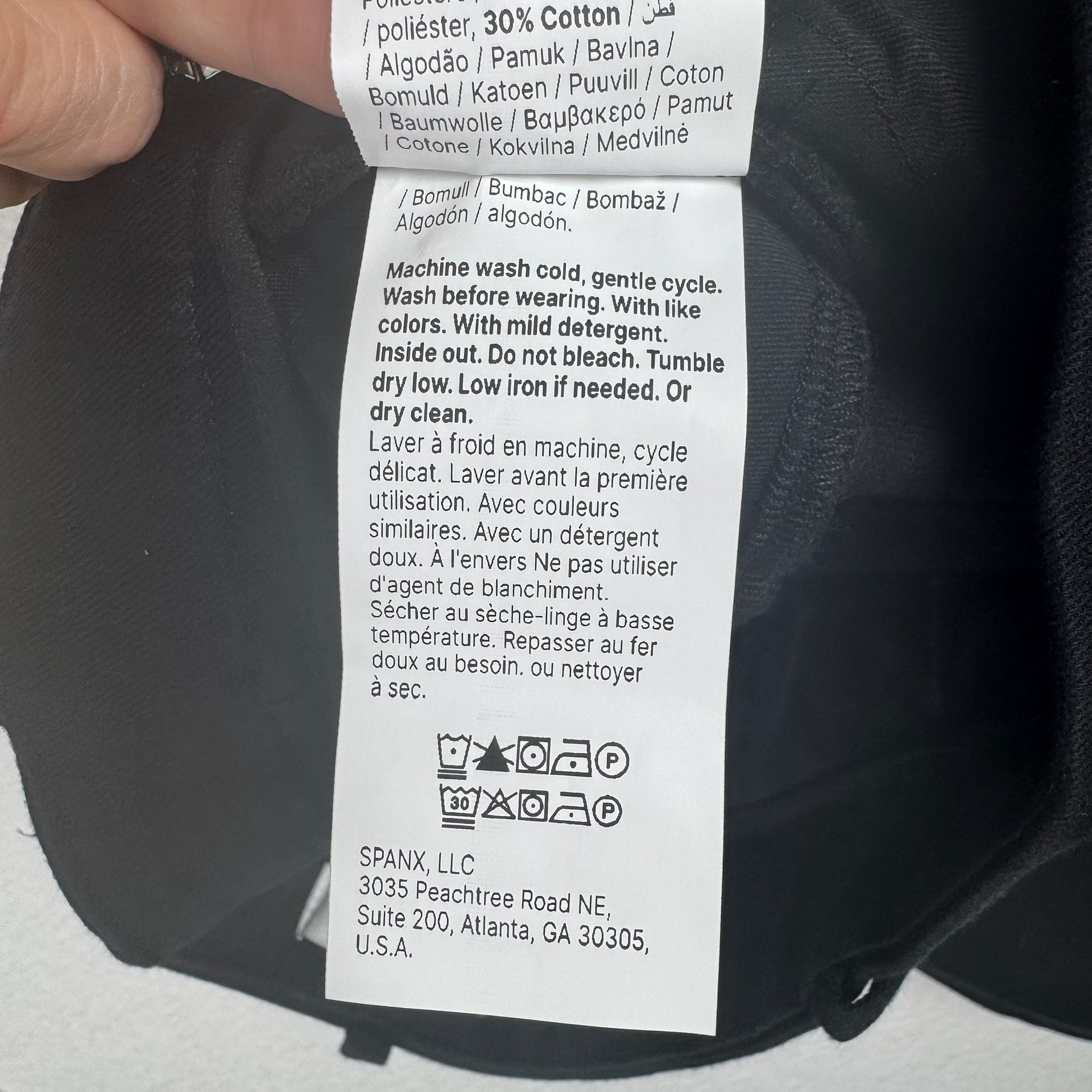Spanx SuperSmooth Stretch Twill 5" Shorts Black 12