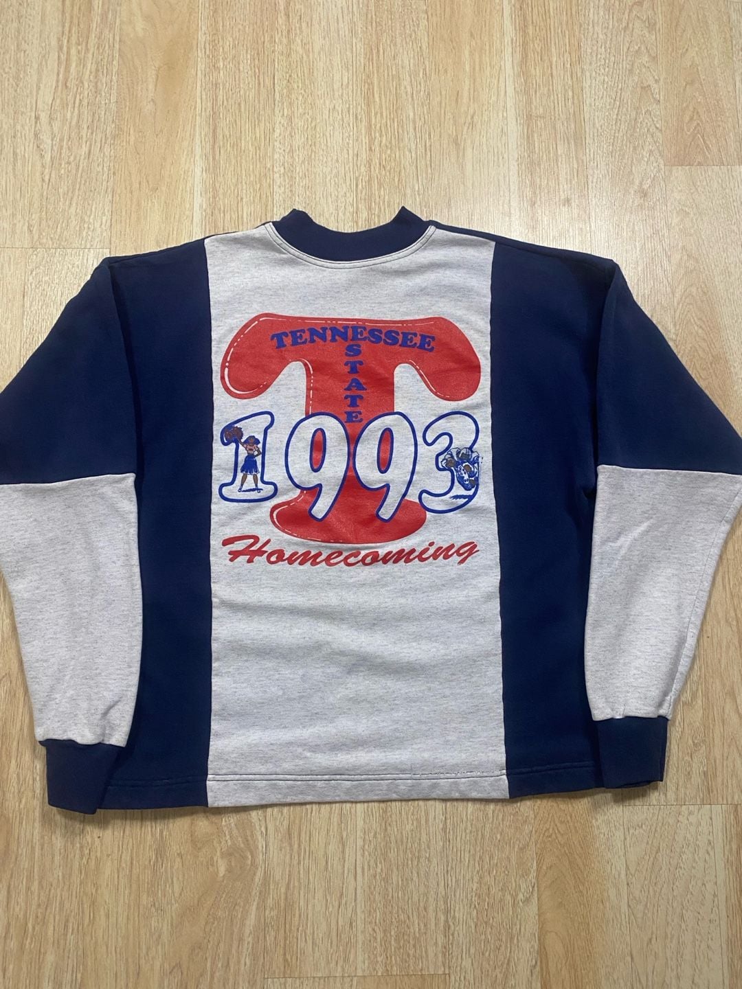 Vintage Tennessee State 1993 Homecoming Sweatshirt 2XL Blue Red Grey 2
