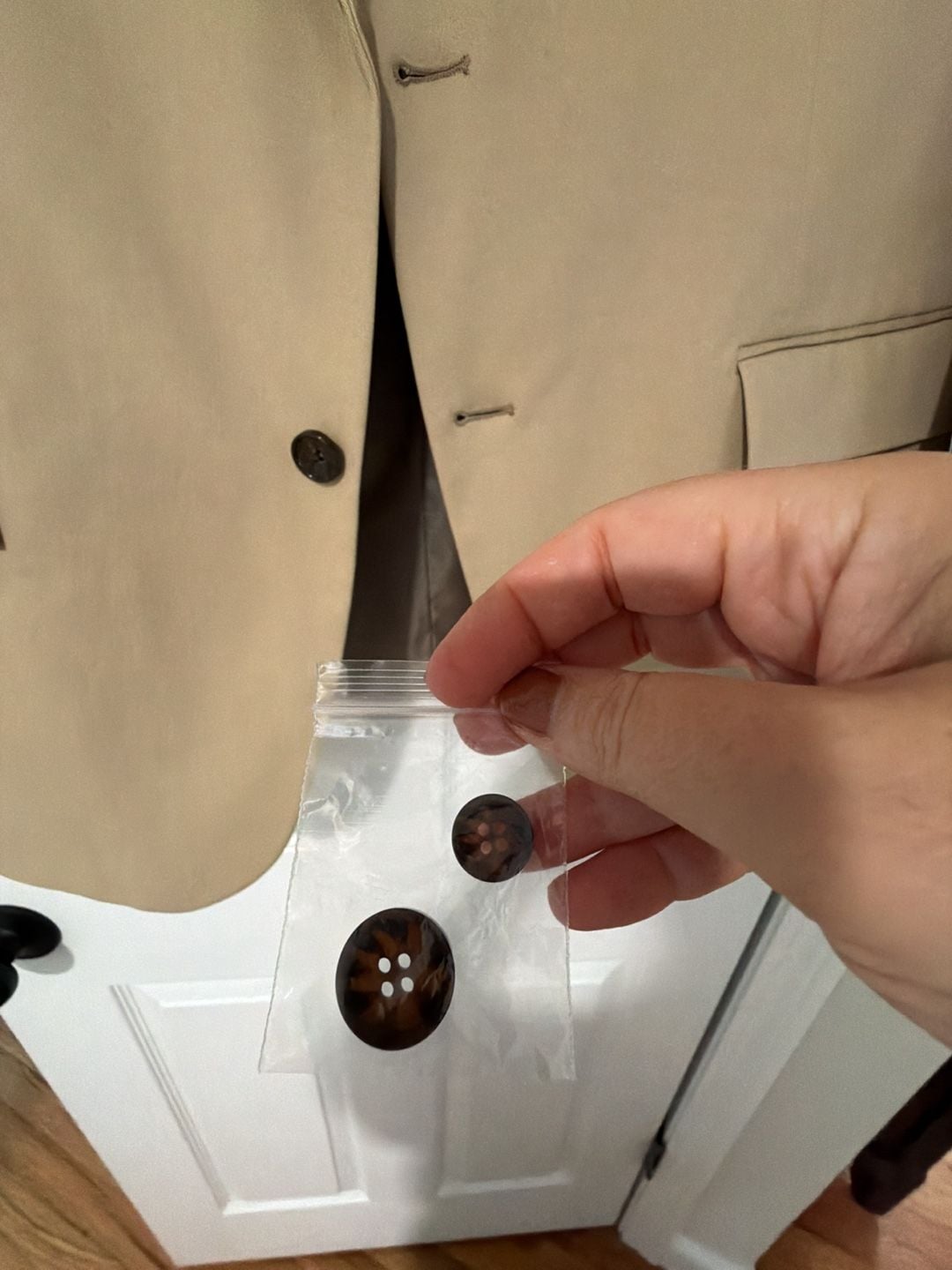 J.Crew Thompson Suit Jacket Size 44R Camel Beige Single Breasted Blazer 4
