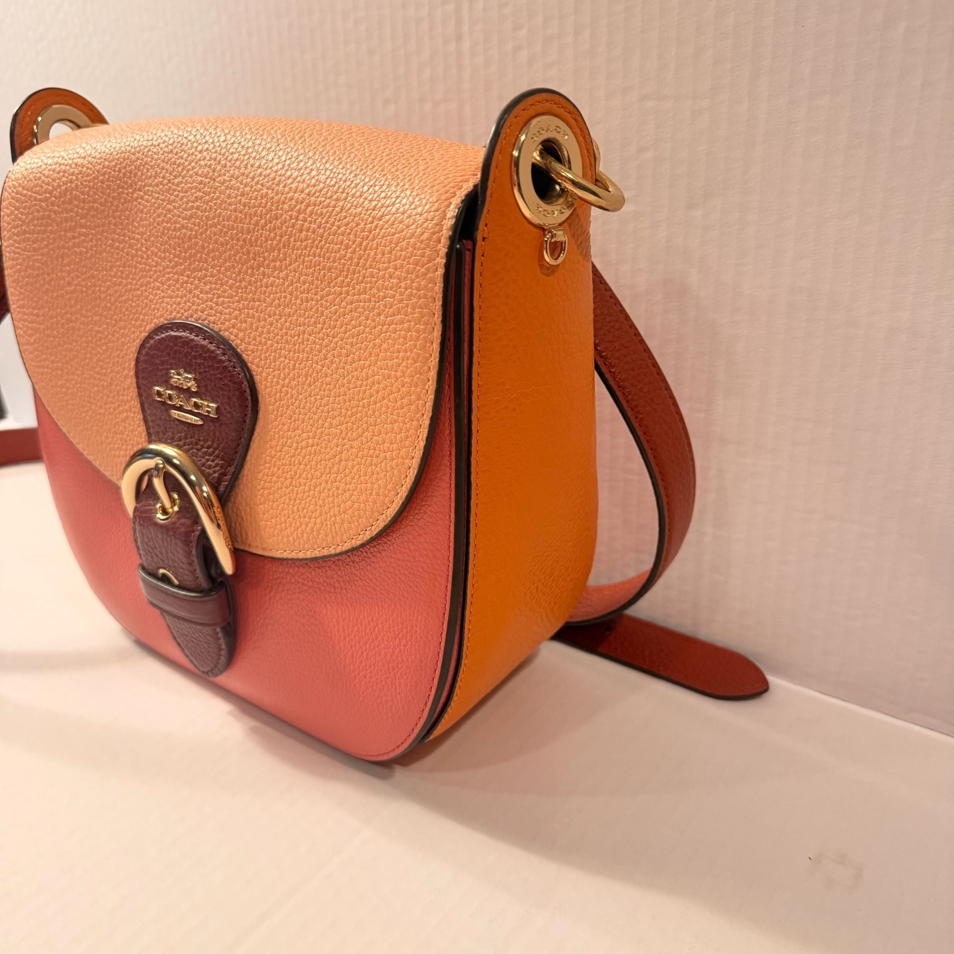 Coach Kleo Shoulder Bag 23 In Colorblock Leather 4