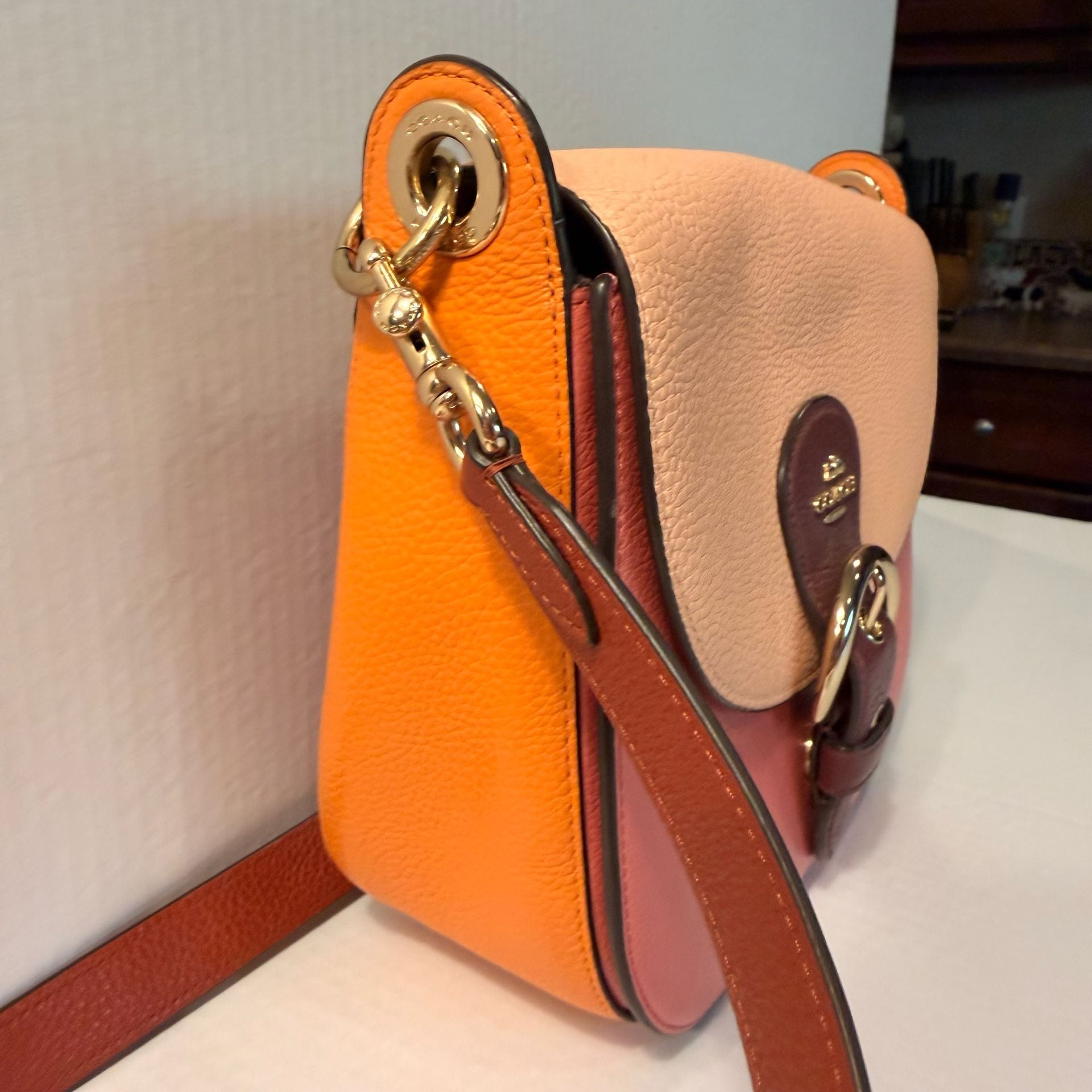 Coach Kleo Shoulder Bag 23 In Colorblock Leather 5