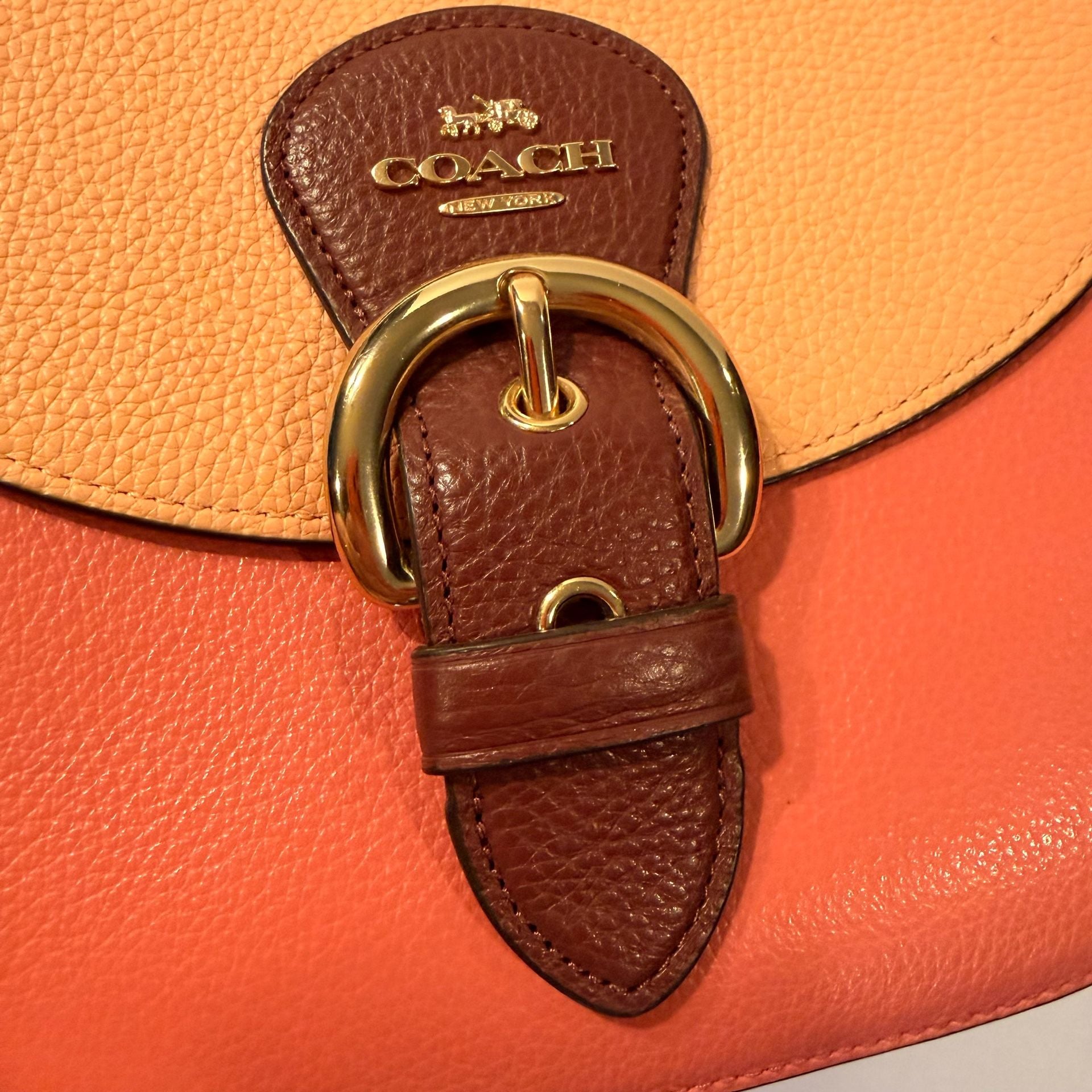 Coach Kleo Shoulder Bag 23 In Colorblock Leather 8