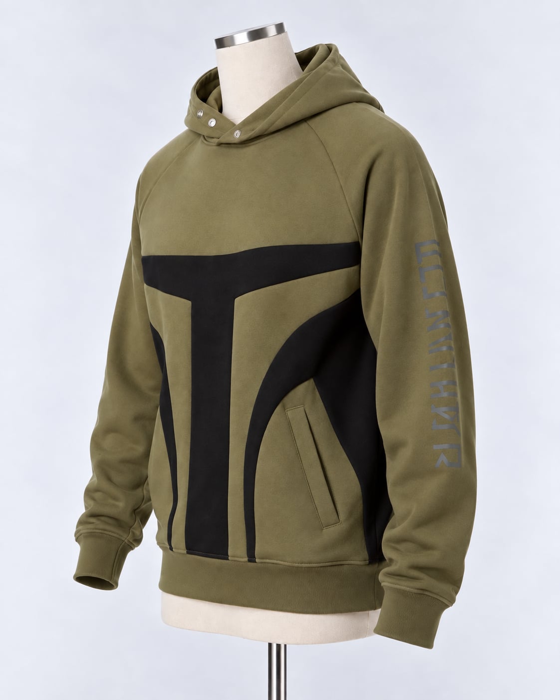 DC Star Wars Mando CB Pullover Hoodie Sweatshirt, IVY GREEN/BLACK S: Large NWT 2
